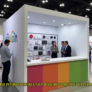 biaya pembuatan booth pameran situbondo terpercaya